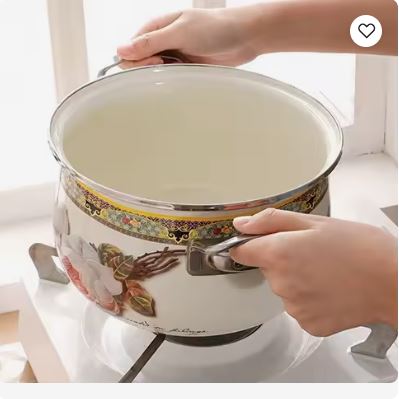 6pcs High Quality American Style Ceramic Enamel Pot With Lids