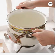 6pcs High Quality American Style Ceramic Enamel Pot With Lids