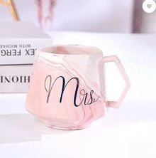 Mr. & Mrs. Marble Pattern Mug