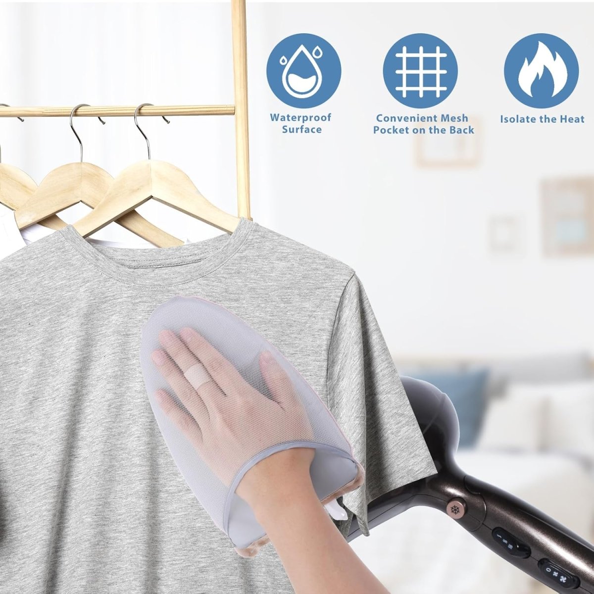 Finger Loop Clothes Steam Glove
