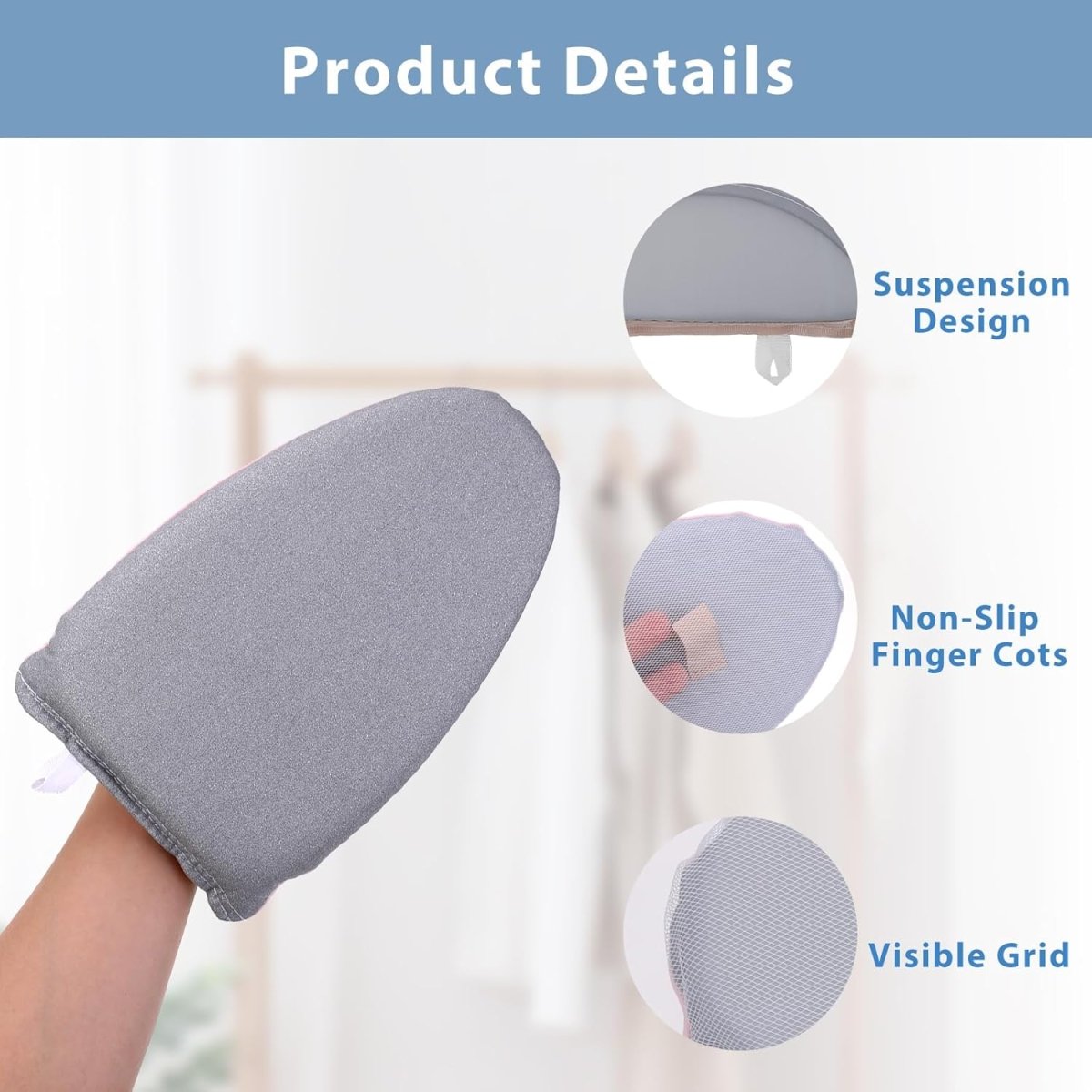 Finger Loop Clothes Steam Glove