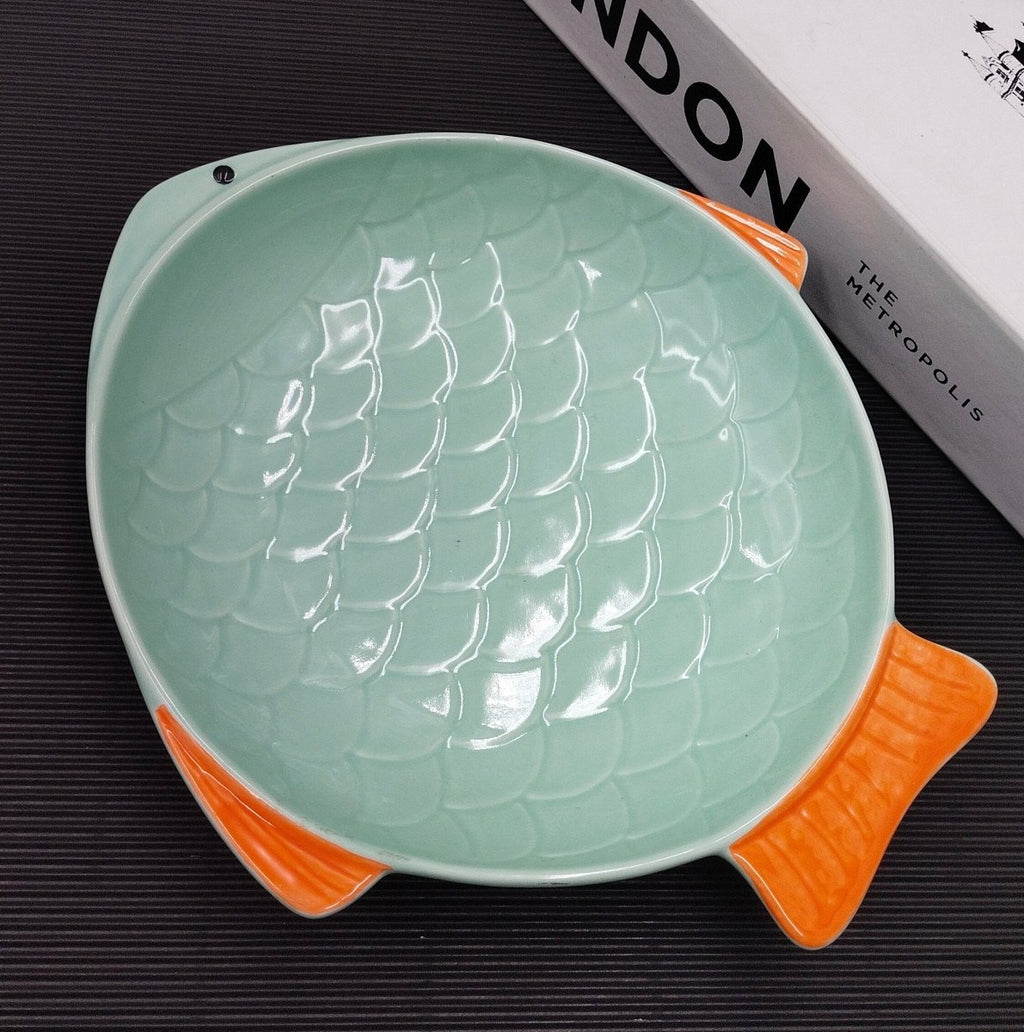 Fish Shape Ceramic Dinner Bowl