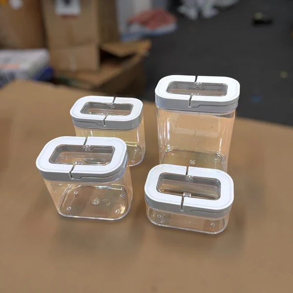 Set of 4 - Fliplock Food Storage Container