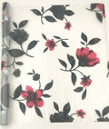 Flower Design Self-Adhesive Privacy Glass/Window Film - 45x200 cm