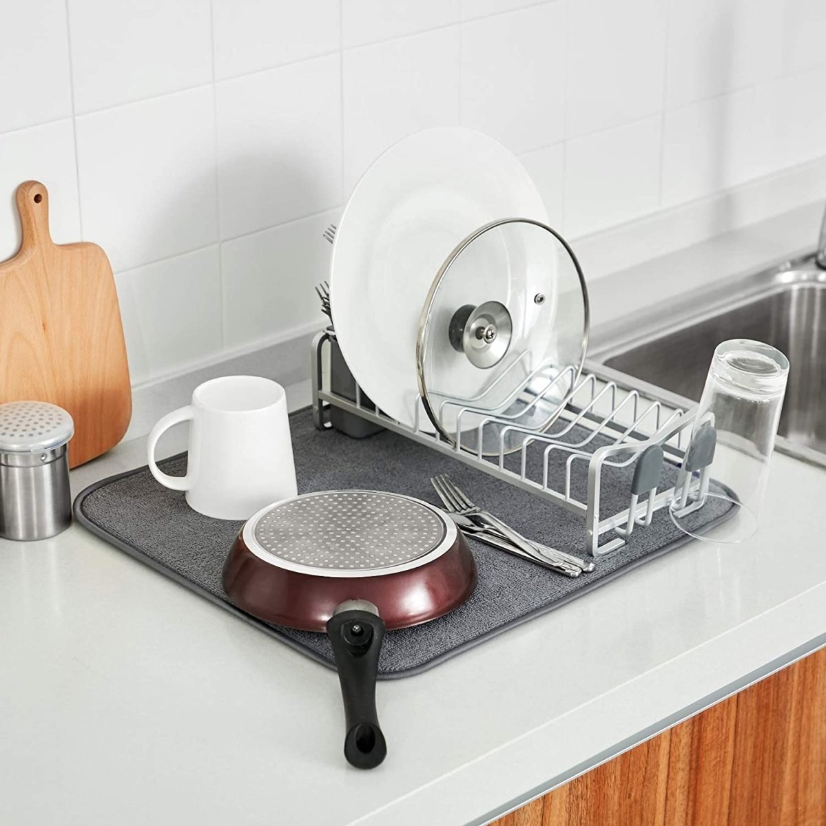 Foldable Microfiber Dish Drying Mat