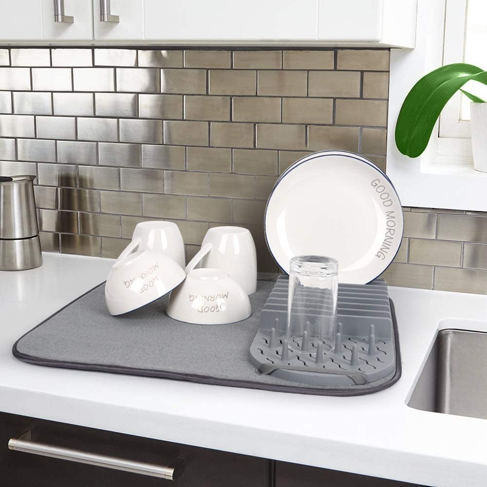 Foldable Microfiber Dish Drying Mat