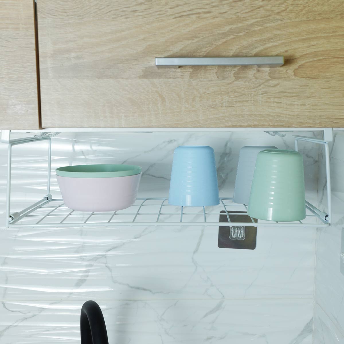 Foldable Under Shelf Storage Basket