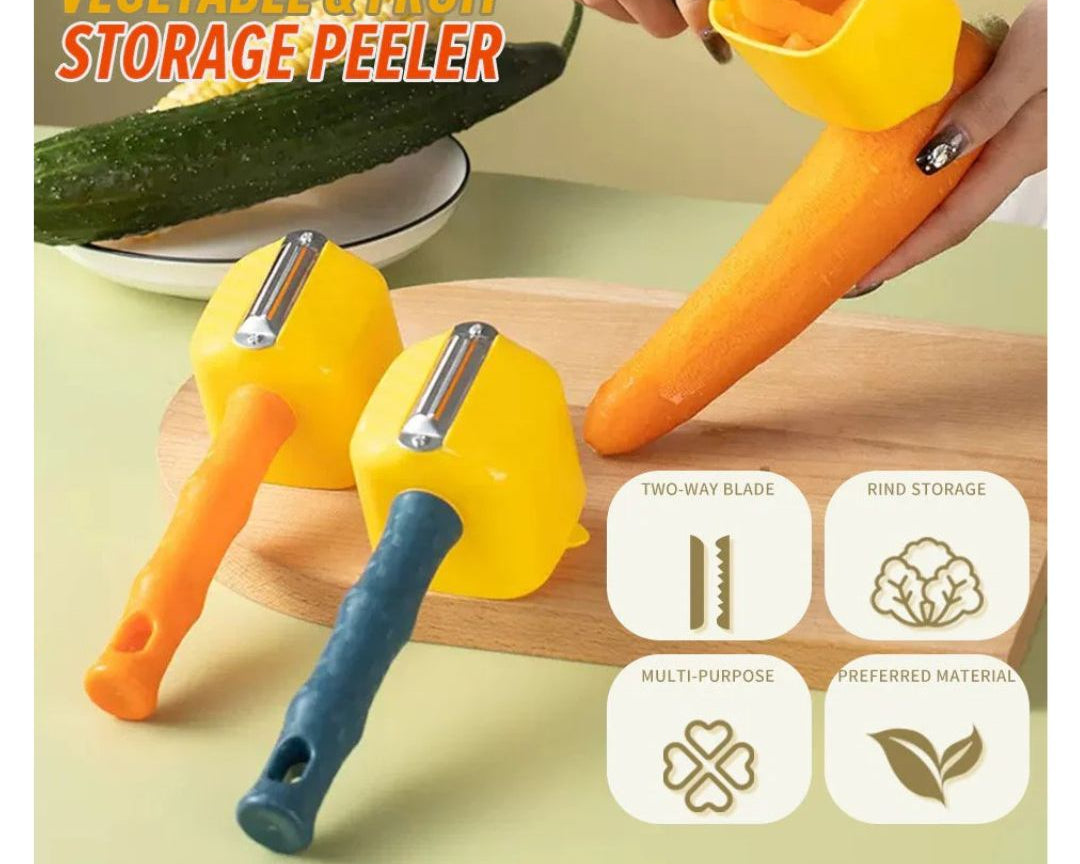 Fruit & Vegetable Storage Peeler with Container