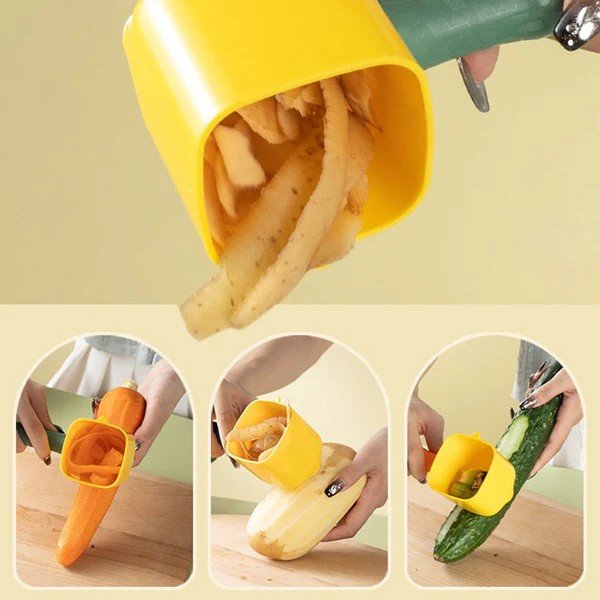 Fruit & Vegetable Storage Peeler with Container