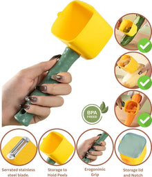 Fruit & Vegetable Storage Peeler with Container