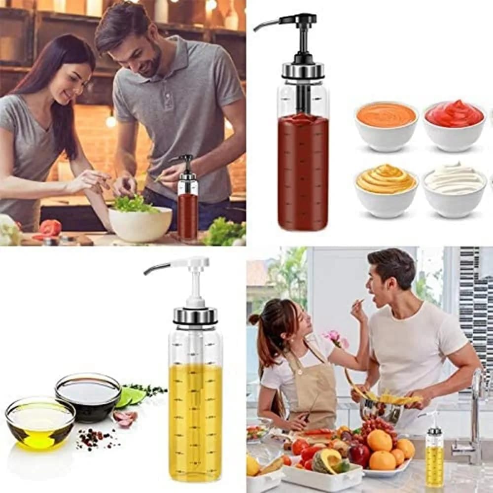Glass Oil Pump Dispenser