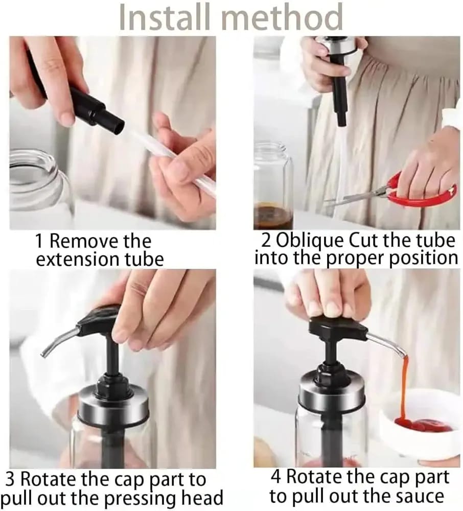 Glass Oil Pump Dispenser