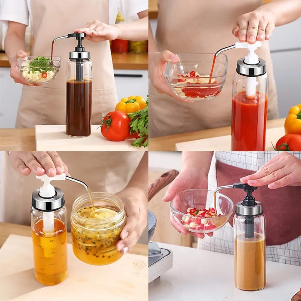 Glass Oil Pump Dispenser