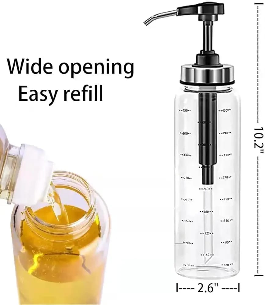Glass Oil Pump Dispenser