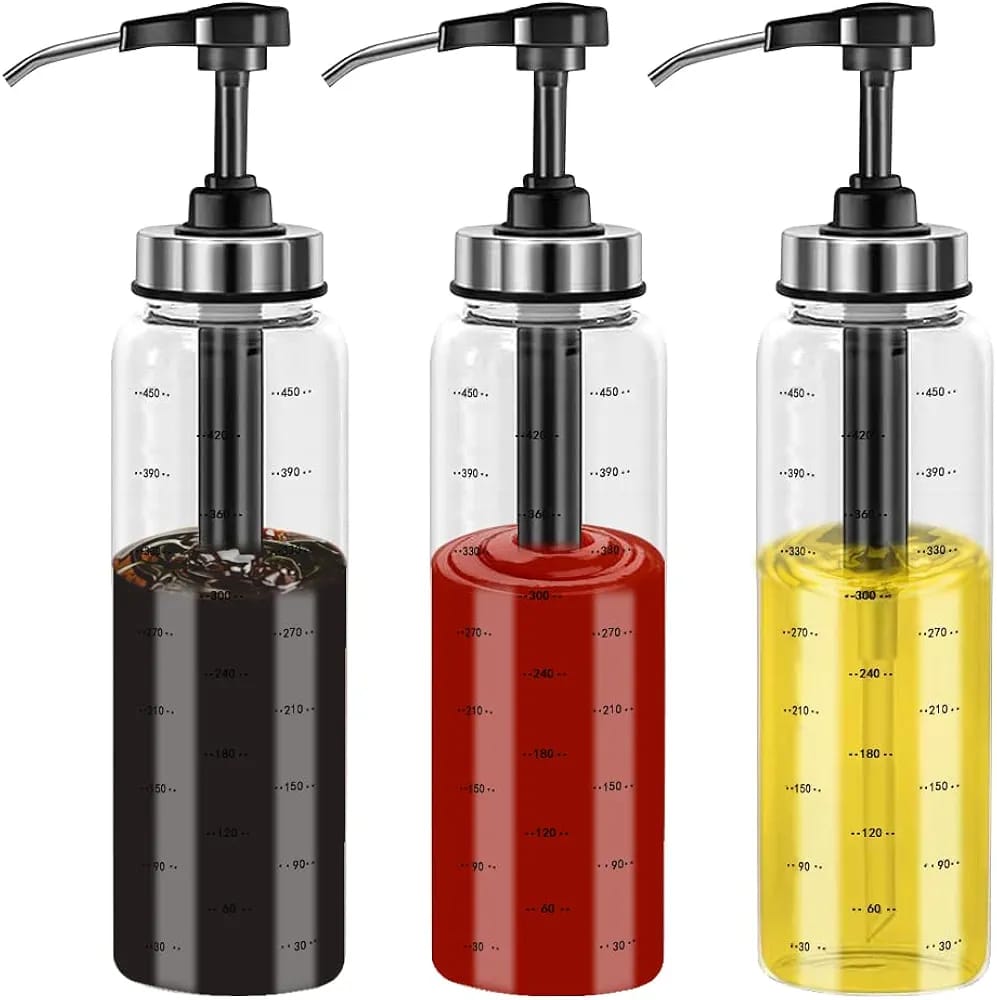 Glass Oil Pump Dispenser