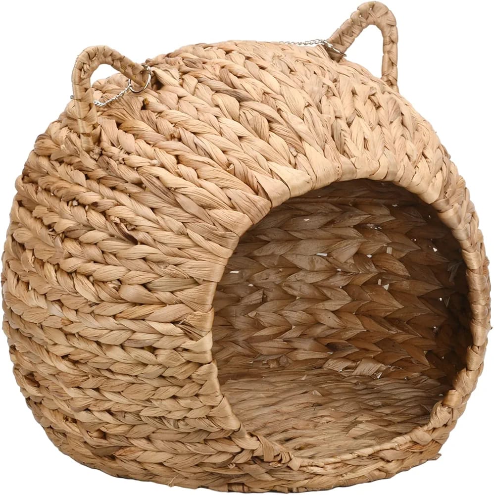 Handwoven Cat Hanging Hammock Bed