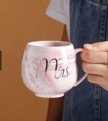 Mr. & Mrs. Marble Pattern Mug