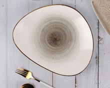 Irregular Ceramic Lunch Serving Plate