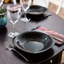 Luxury Black Marble Dinner Plate Set