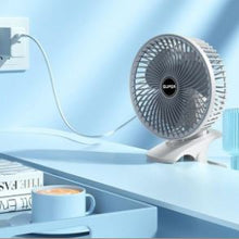 Handheld Clipped Portable 3 Gears Rechargeable Desktop Fan
