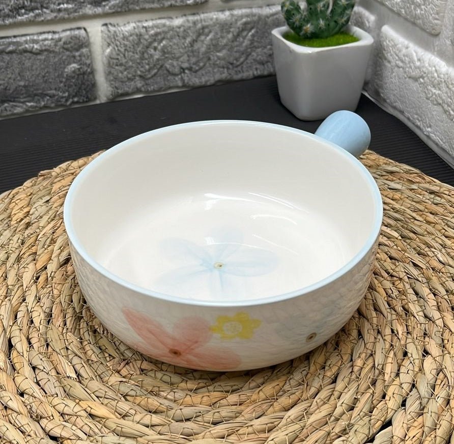 Korean Bowl Cute Ceramic Bowl With Handle