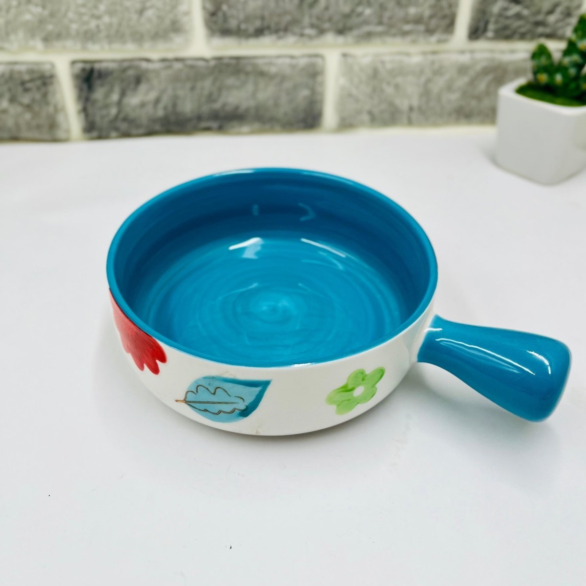 Korean Bowl Cute Ceramic Bowl With Handle