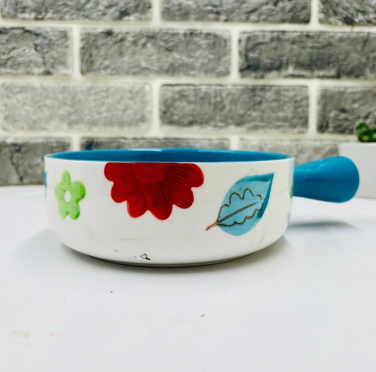 Korean Bowl Cute Ceramic Bowl With Handle