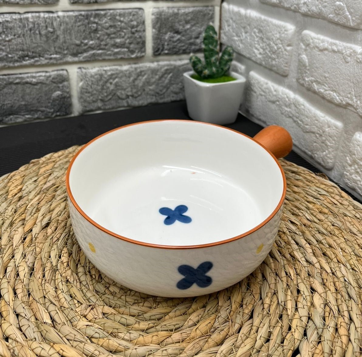 Korean Bowl Cute Ceramic Bowl With Handle