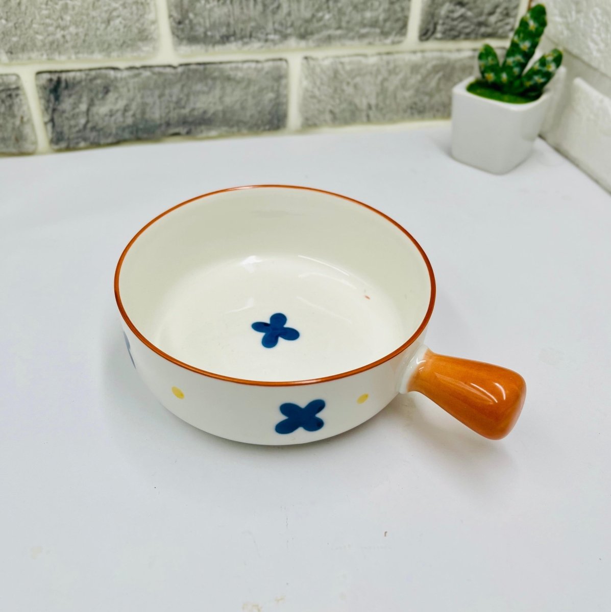 Korean Bowl Cute Ceramic Bowl With Handle