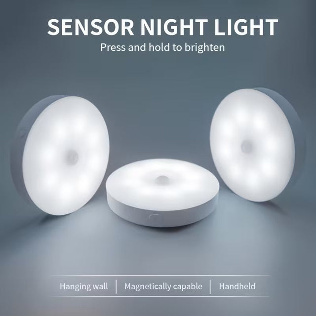 USB Rechargeable LED Motion Sensor Wall Light
