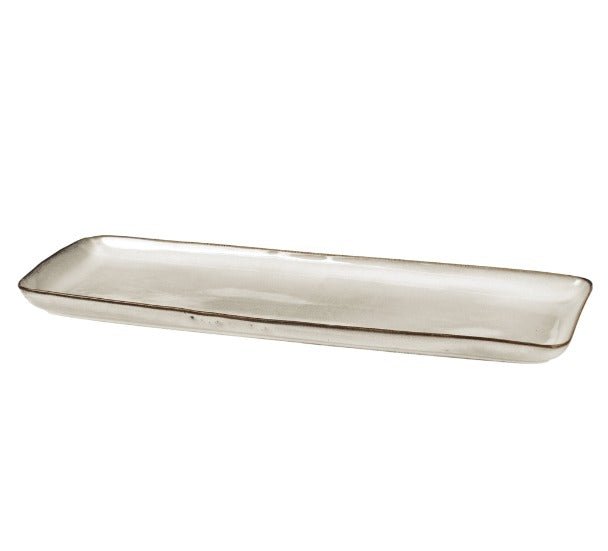 Long Ceramic Rectangular Sushi Plate