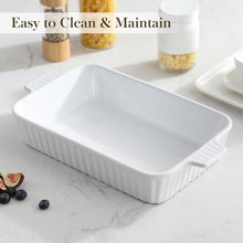 Long Ceramic Serving Tray with Handles