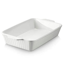 Long Ceramic Serving Tray with Handles
