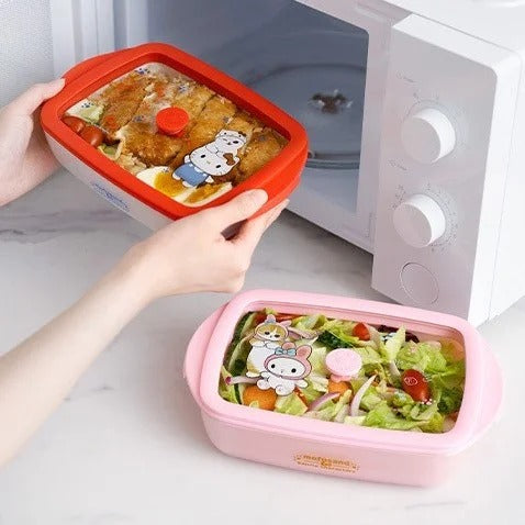 Multipurpose Air Tight Glass Container - Random Colors and Design - 800ml