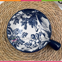Mandala Print Ceramic Bowl with Handle
