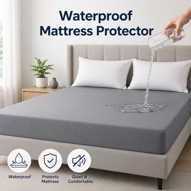 Waterproof Mattress Cover – Easy-Clean Bed Protection