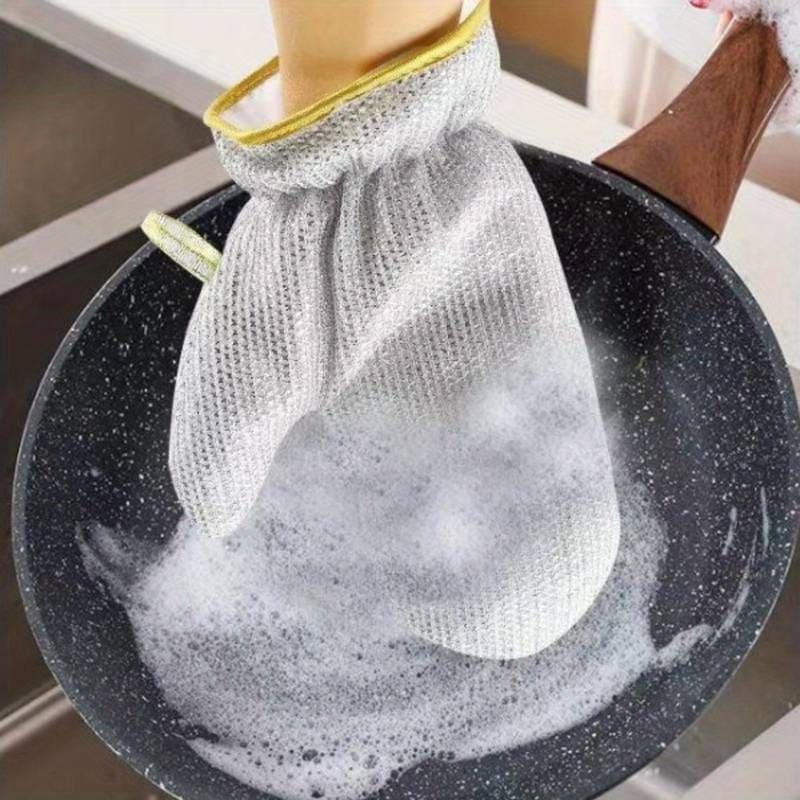 Metal Mesh Dish Cleaning Gloves