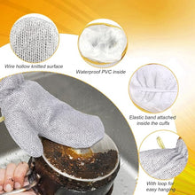 Metal Mesh Dish Cleaning Gloves
