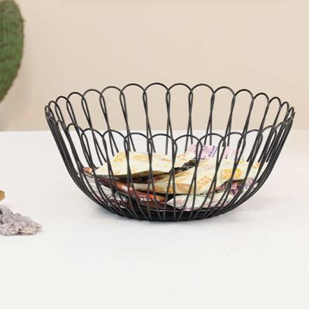 Metal Wire Fruit Basket Holder