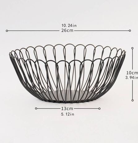 Metal Wire Fruit Basket Holder