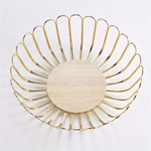 Metal Wire Fruit Basket Holder for Kitchen Countertop