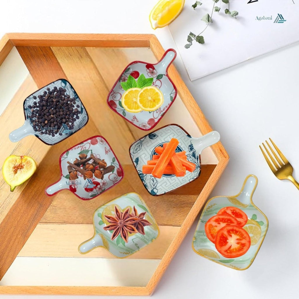 Mini Ceramic Casserole Dish with Handle