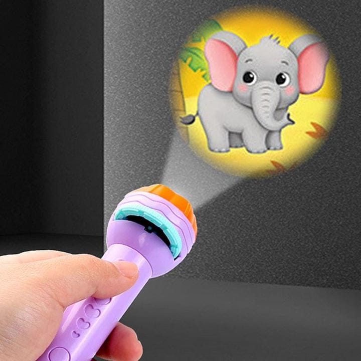Mini Flashlight Projector Torch Toy with 3 Discs
