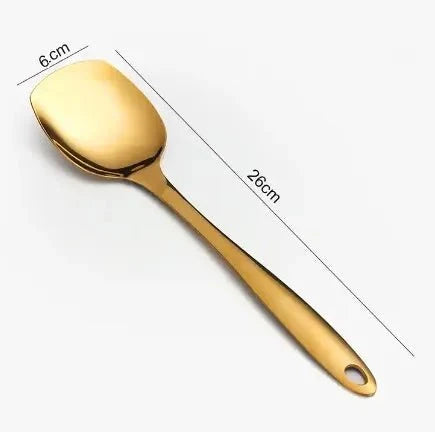 Mirror Polished Stainless Steel Dessert Serving Spoon
