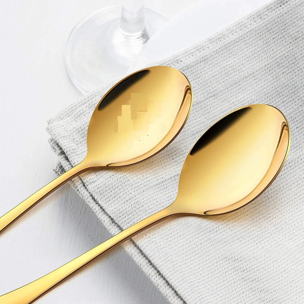 Mirror Polished Stainless Steel Serving Spoon For Dinner Premium Food Grade Cutlery Set