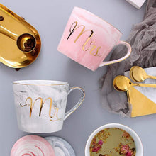 Mr. & Mrs. Marble Pattern Mug