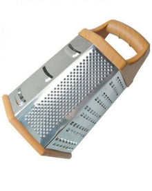 Multifunctional 6 Sided Grater - Silver, 6-Sided Stainless Steel Grater and Slicer, 6in1 Grater, Hexagon Shape Stainless Steel Grater