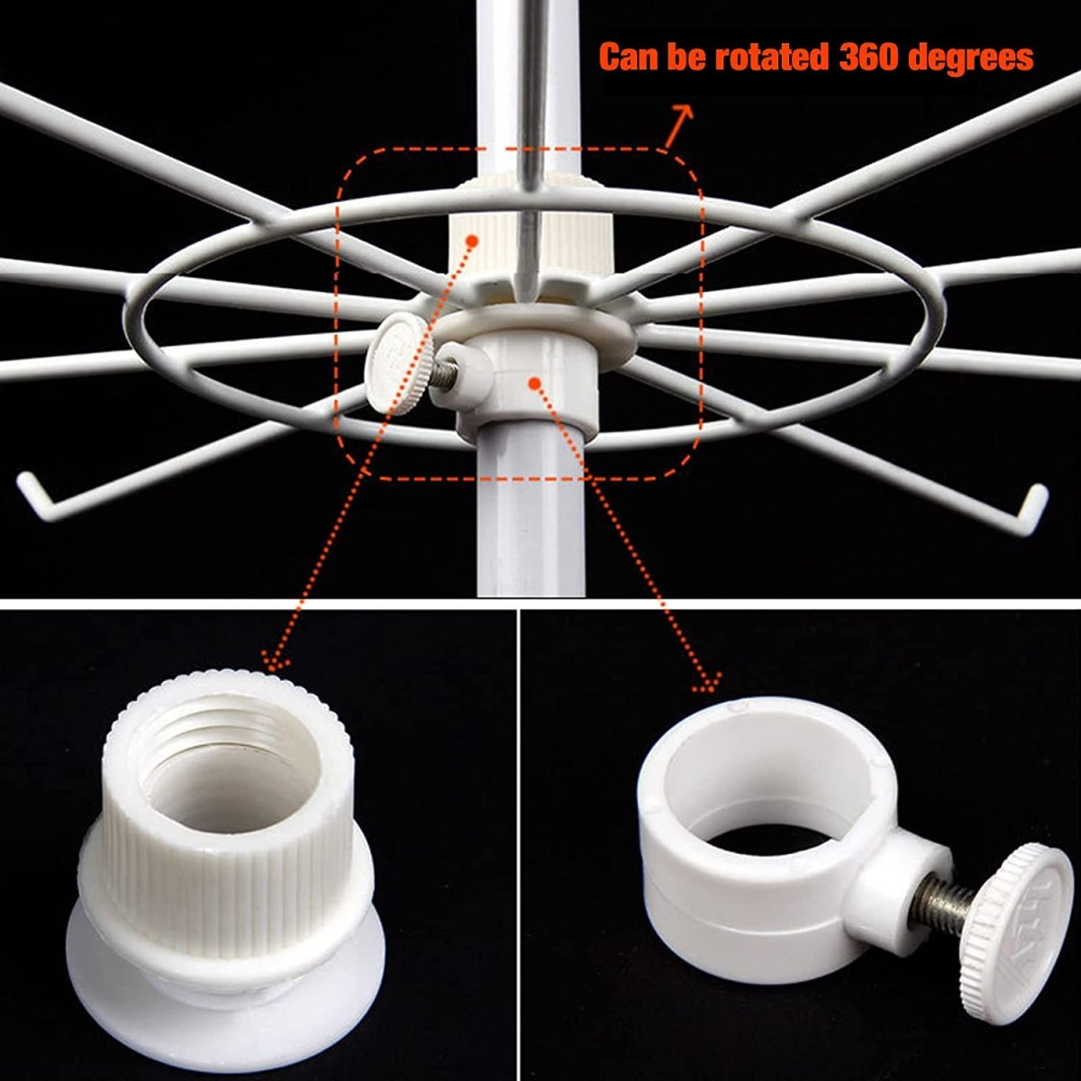 Multipurposed 7 Tier Rotating Jewelry Holder
