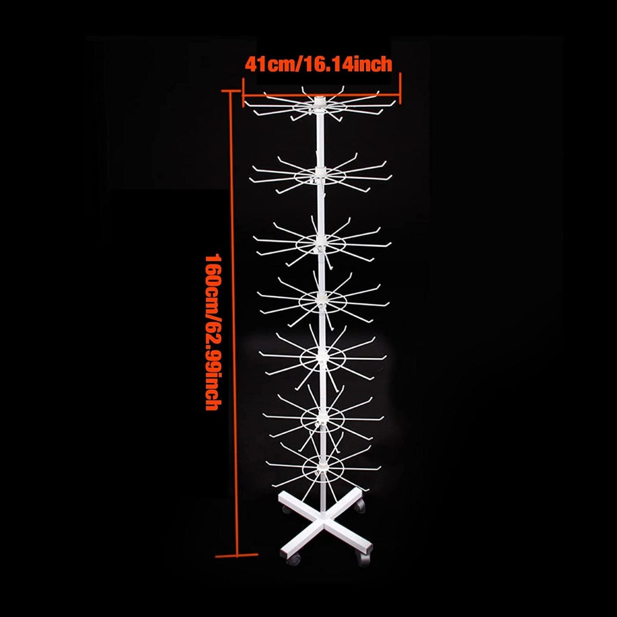 Multipurposed 7 Tier Rotating Jewelry Holder