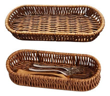 Multipurposed Imitation Rattan Oval Bread Basket